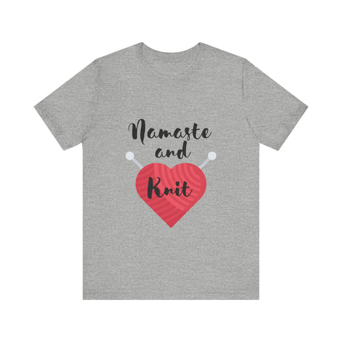 Namaste and Knit | Unisex Jersey Short Sleeve Tee