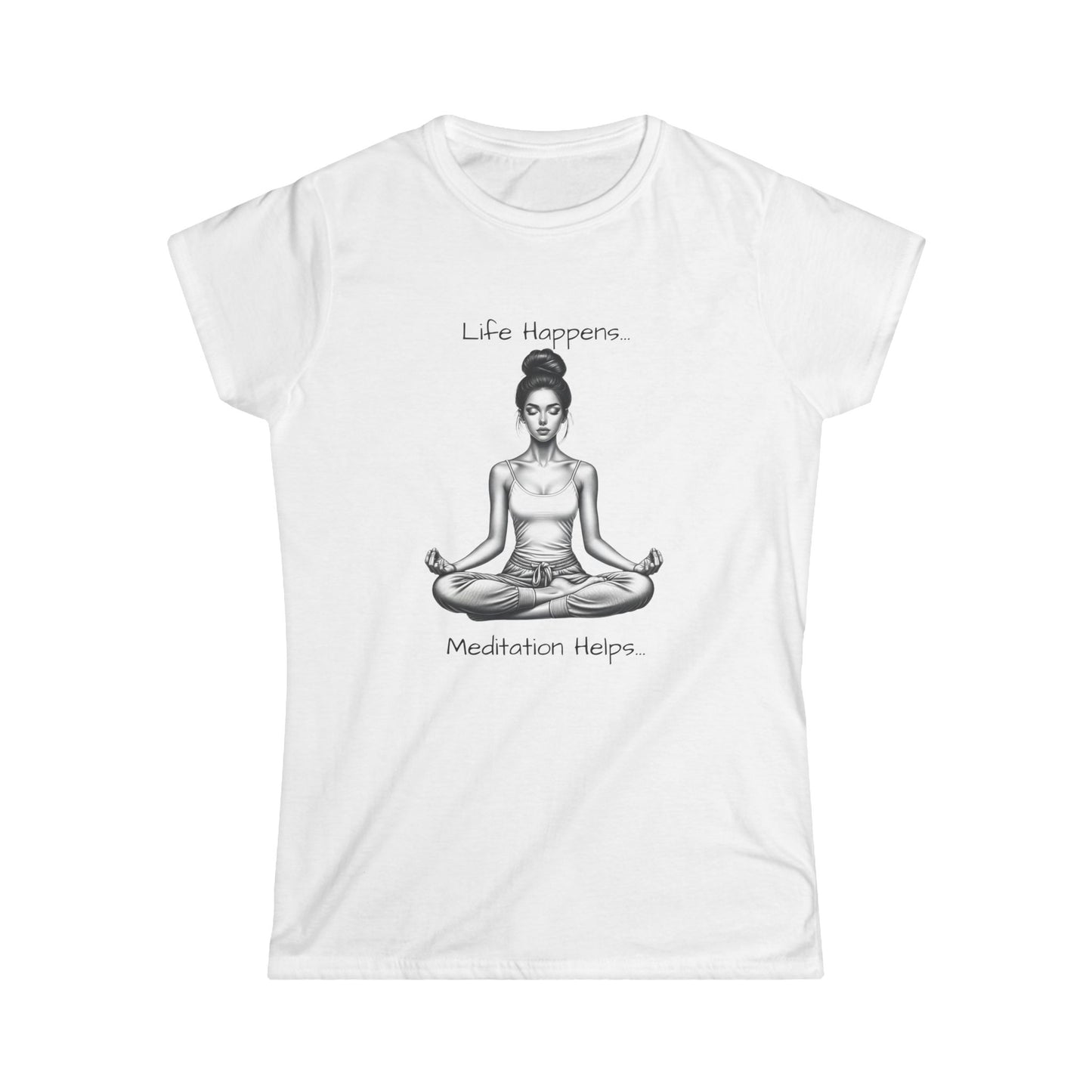 Meditation Helps... Softstyle Tee