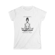 Meditation Helps... Softstyle Tee