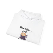 Namaste and Drink Coffee | Unisex Heavy Blend™ Hooded Sweatshirt
