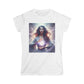 Women's Tee - Beautiful Woman Doing Reiki Light Worker Design