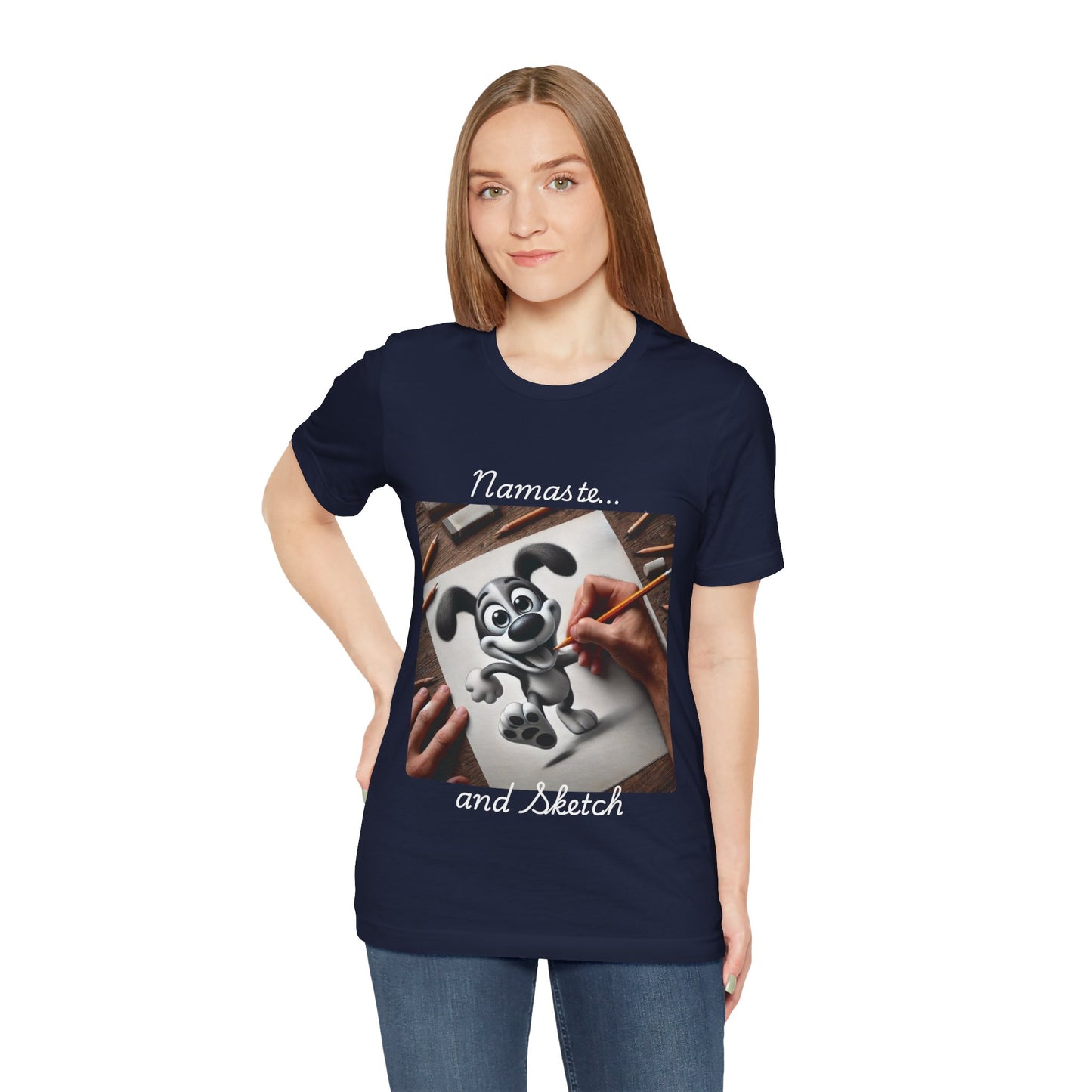 Namaste Sketch Unisex Tee