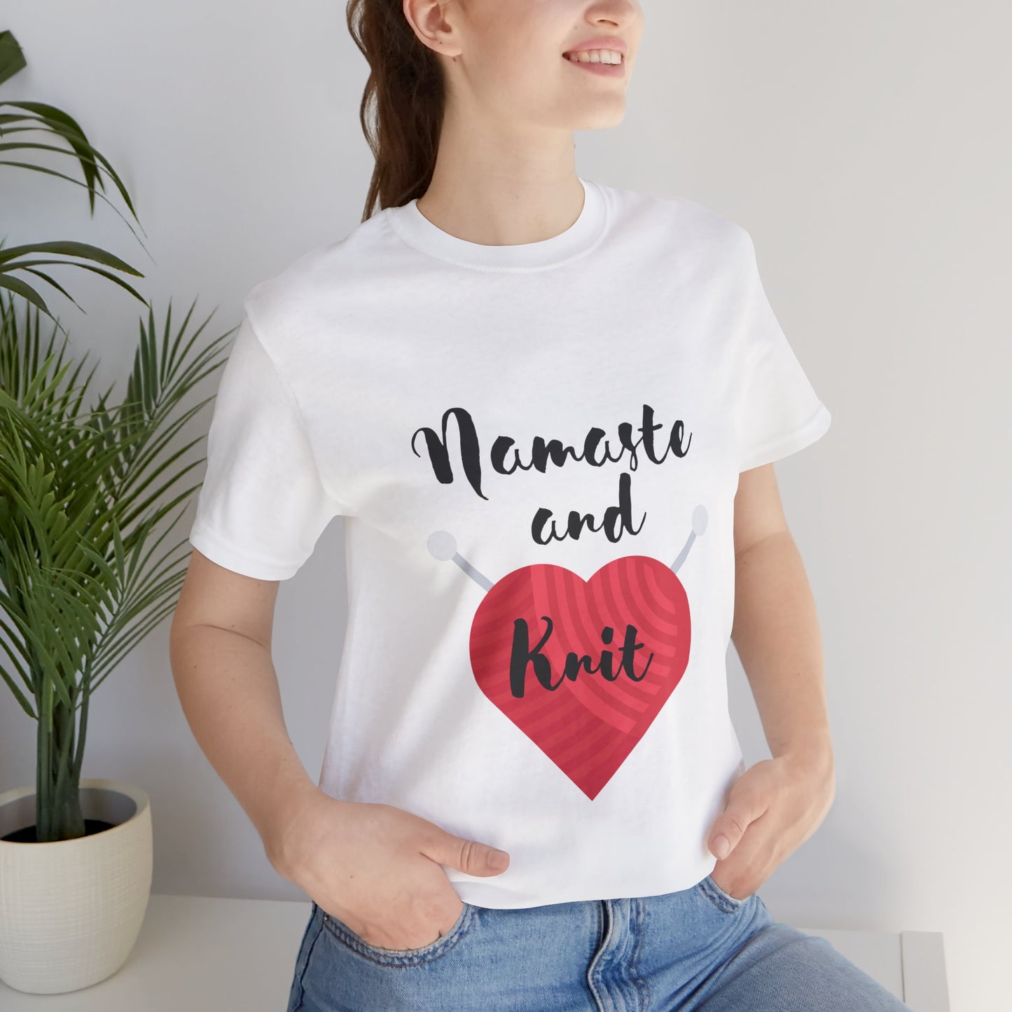 Namaste and Knit | Unisex Jersey Short Sleeve Tee