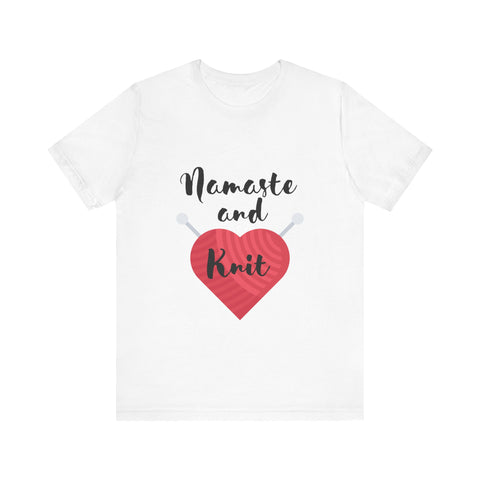 Namaste and Knit | Unisex Jersey Short Sleeve Tee