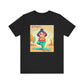 Yoga Tee - Cute Quirky Girl Tree Pose Shirt with 'Life Happens Yoga Helps'