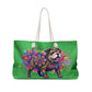 Weekender Bag - Colorful Bulldog Mandala Design