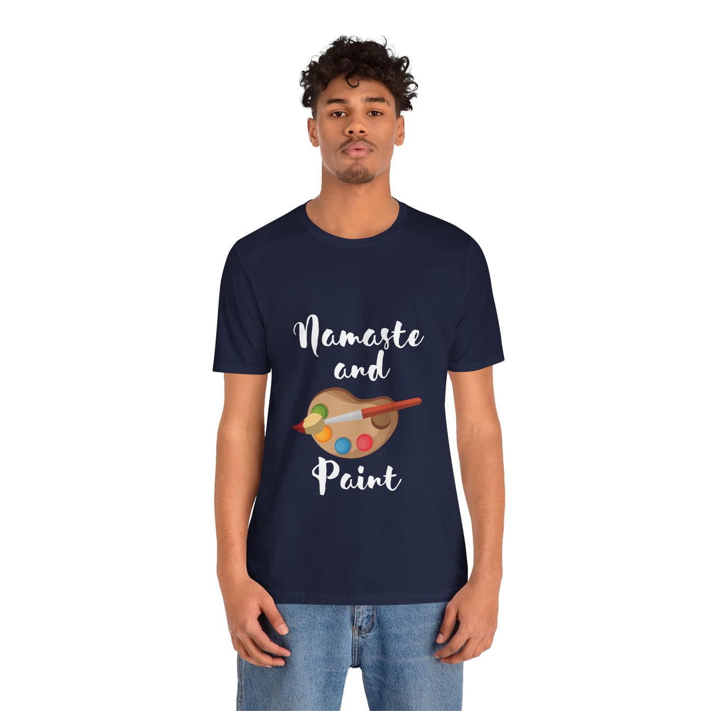 Namaste and Paint | Unisex Jersey Short Sleeve Tee