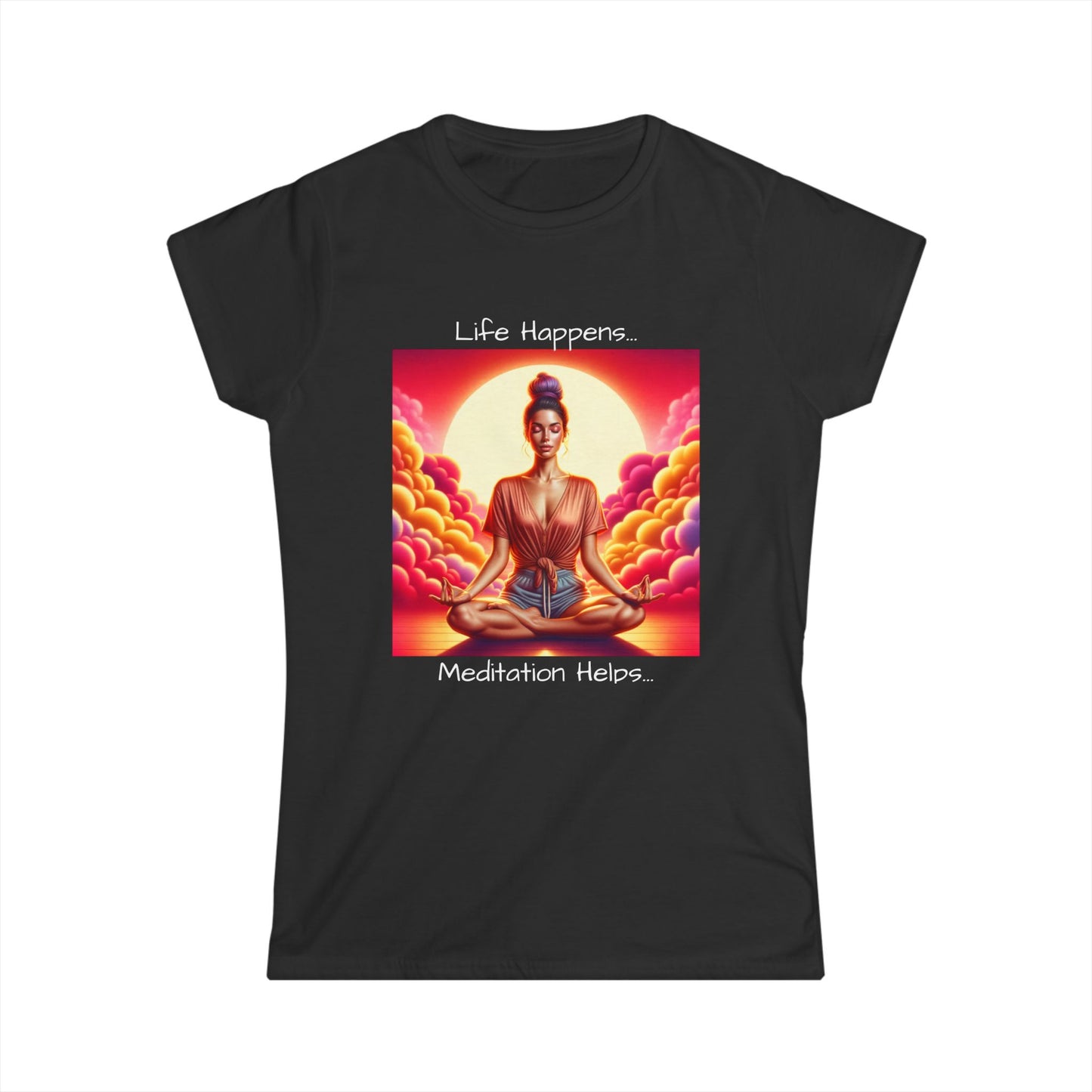 Meditation Helps... Softstyle Tee
