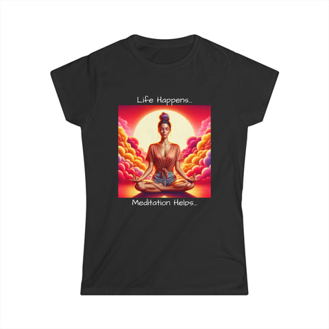 Meditation Helps... Softstyle Tee
