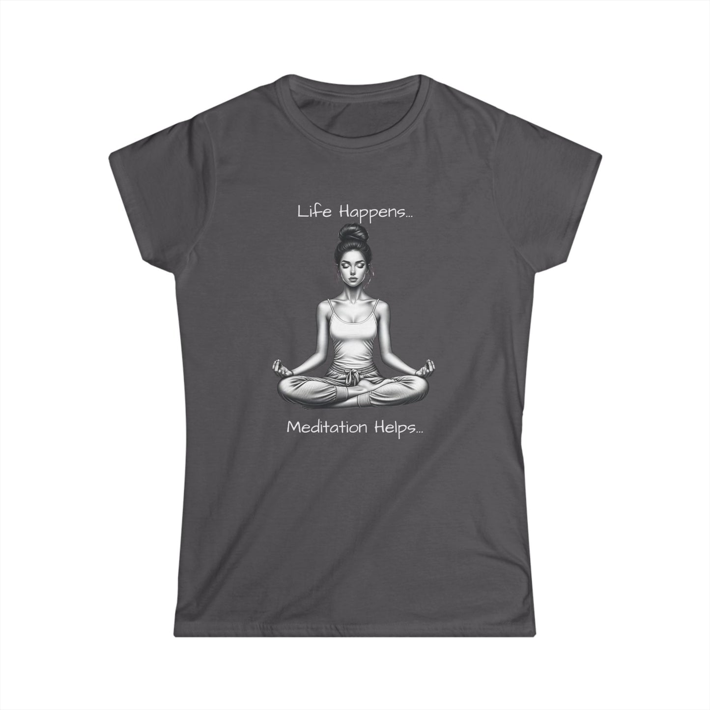 Meditation Helps... Softstyle Tee