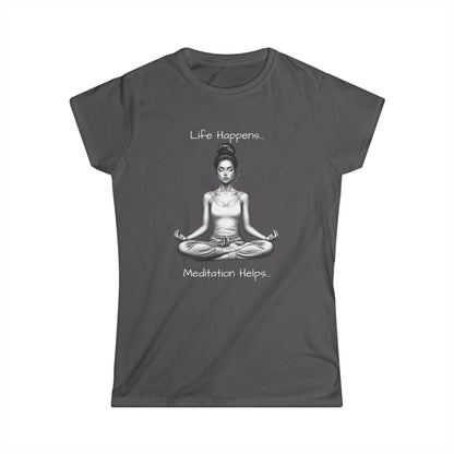 Meditation Helps... Softstyle Tee