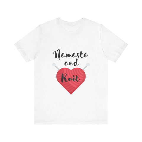 Namaste and Knit | Unisex Jersey Short Sleeve Tee