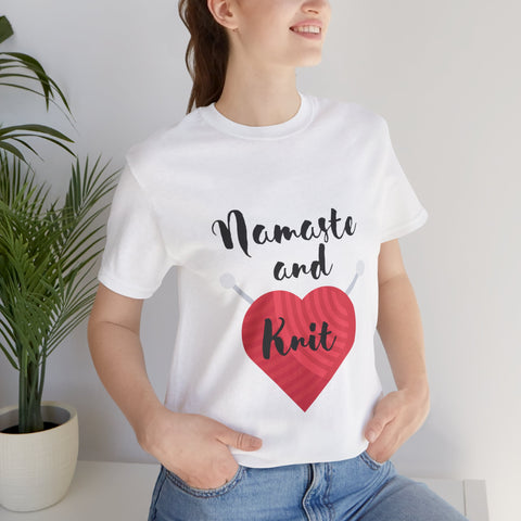 Namaste and Knit | Unisex Jersey Short Sleeve Tee