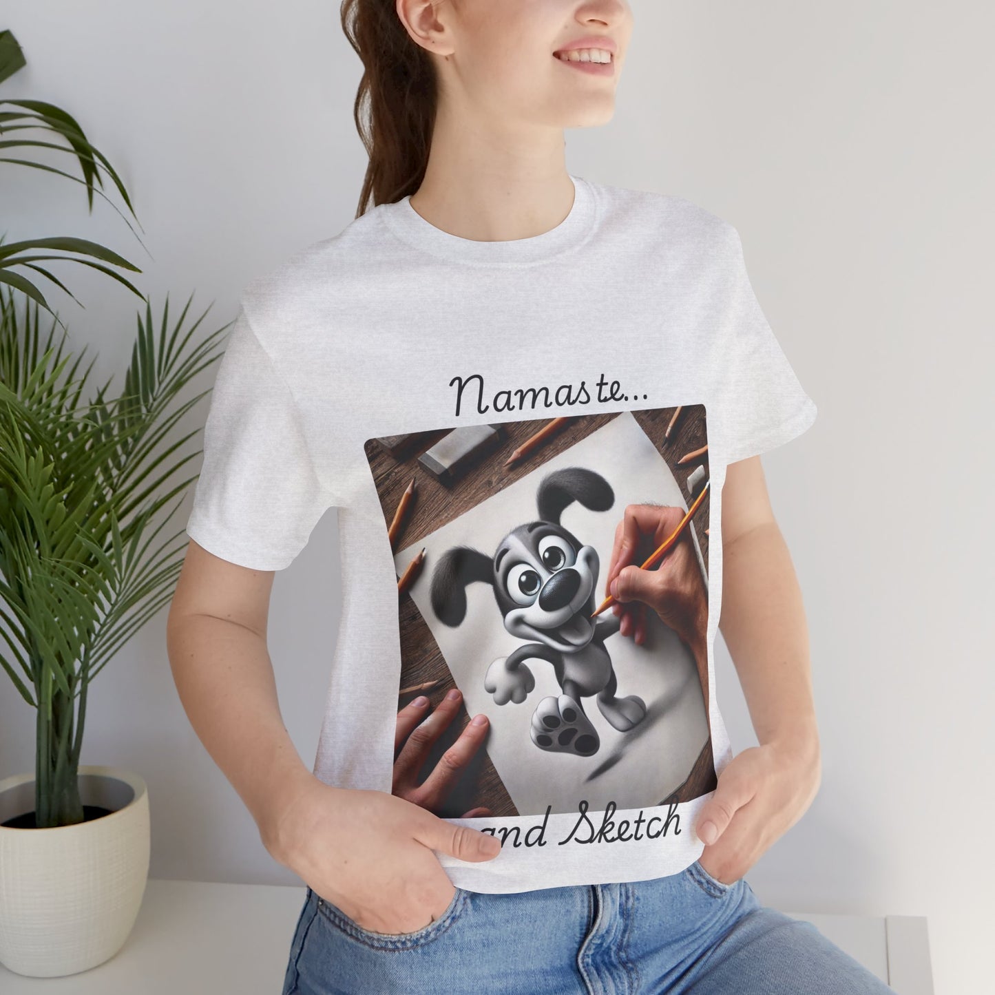 Namaste Sketch Unisex Tee