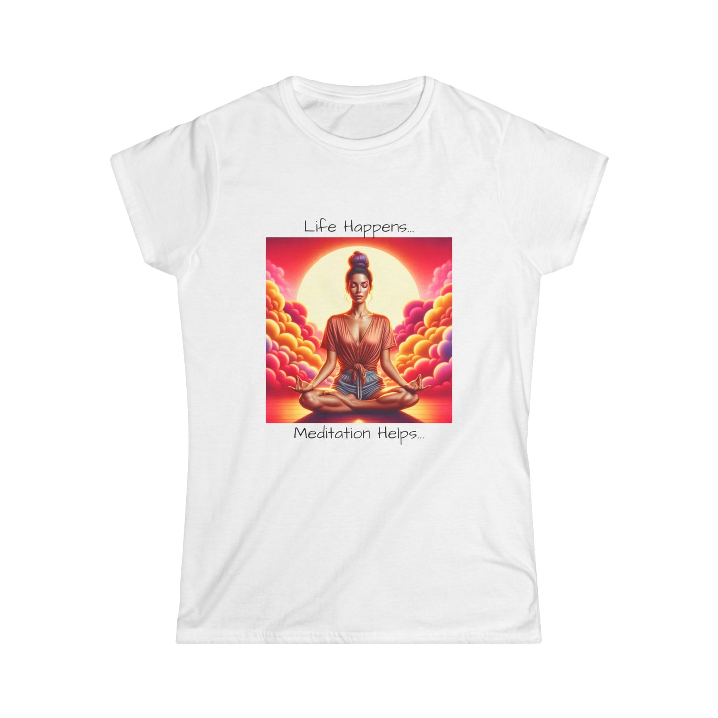 Meditation Helps... Softstyle Tee