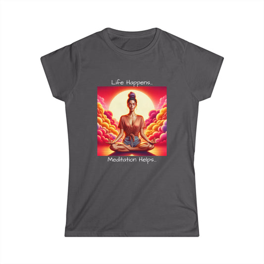 Meditation Helps... Softstyle Tee
