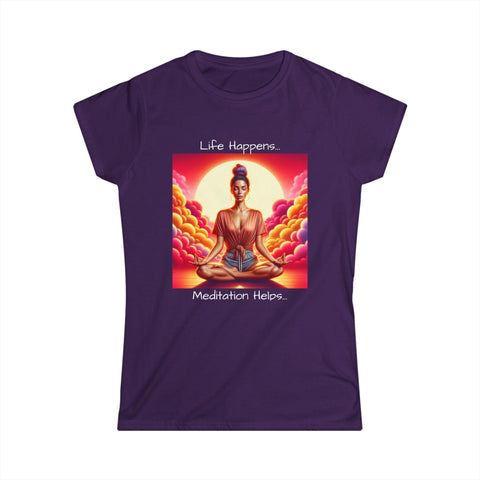 Meditation Helps... Softstyle Tee