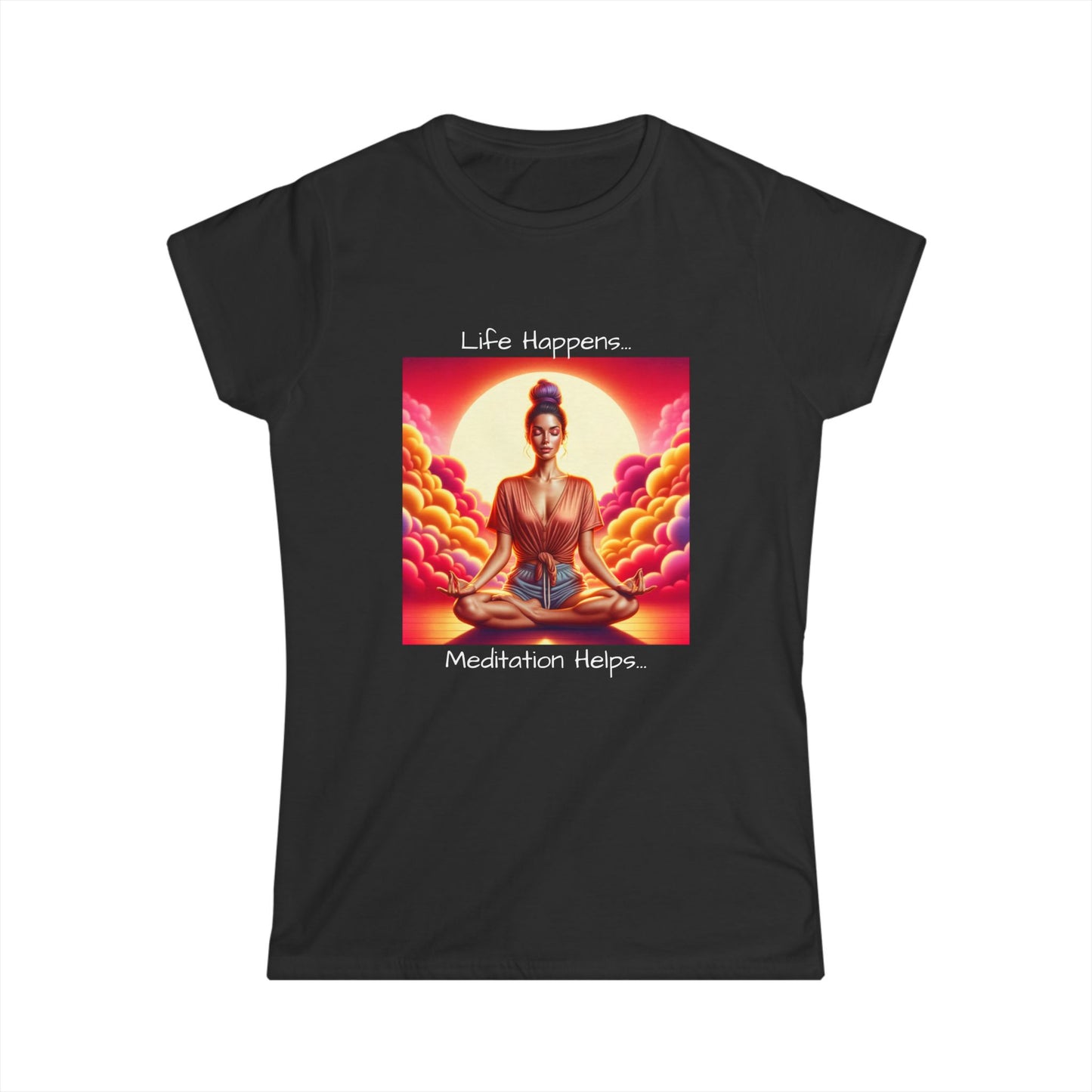 Meditation Helps... Softstyle Tee