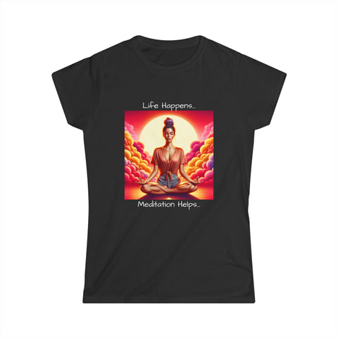 Meditation Helps... Softstyle Tee