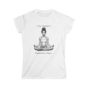 Meditation Helps... Softstyle Tee