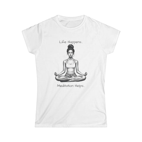 Meditation Helps... Softstyle Tee