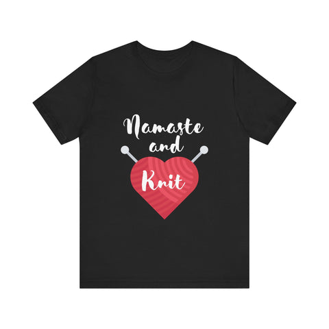 Namaste and Knit | Unisex Jersey Short Sleeve Tee