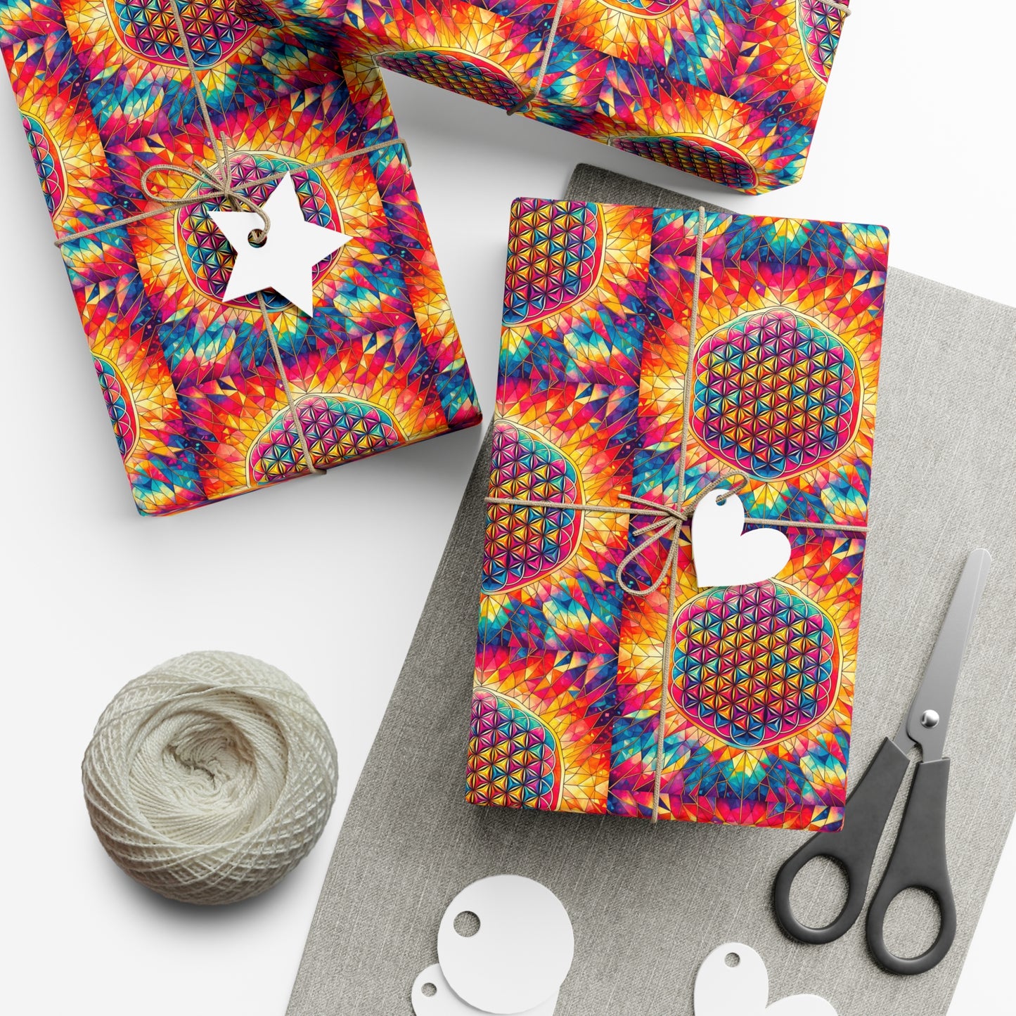 Flower of Life Gift Wrap Paper