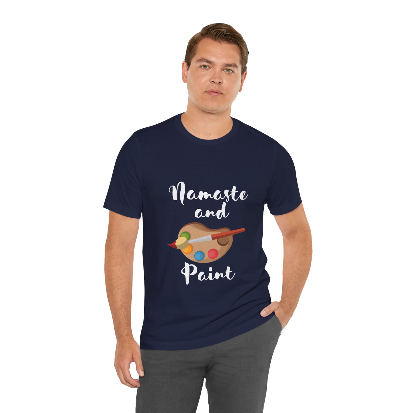 Namaste and Paint | Unisex Jersey Short Sleeve Tee