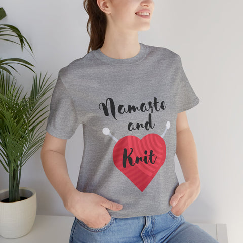 Namaste and Knit | Unisex Jersey Short Sleeve Tee
