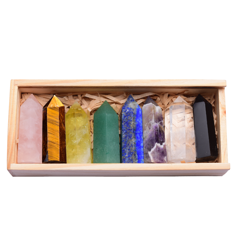 Natural Single Point Healing Crystals for Reiki, Sound Healing, Meditation