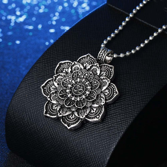 Divine Tibetan Mandala Pendant Necklace