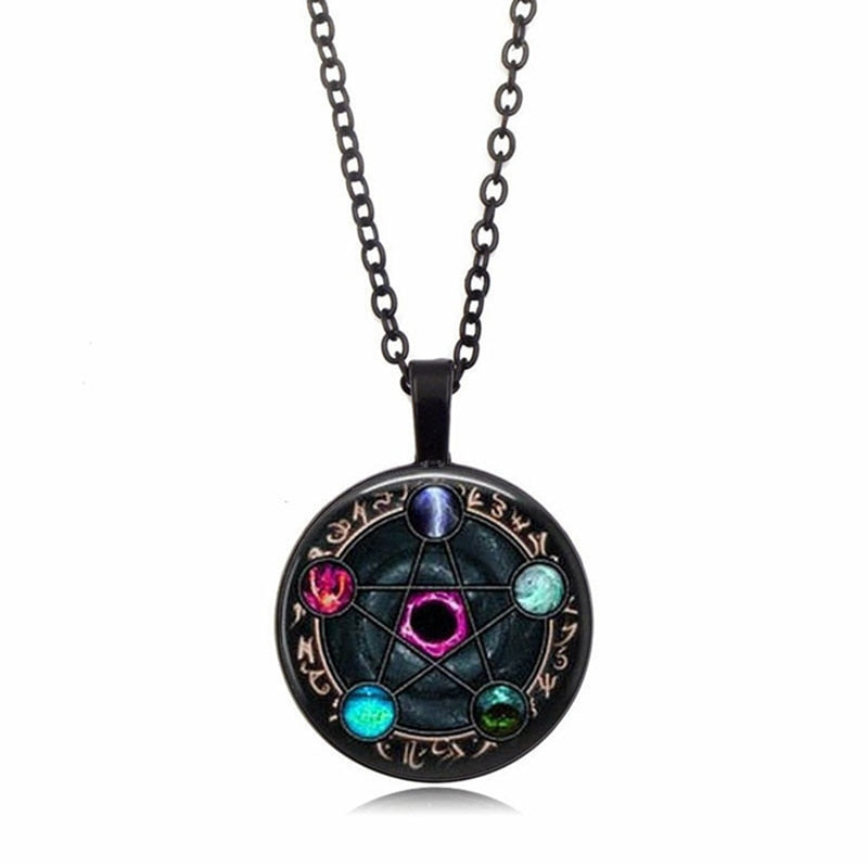 Alluring Gothic Pentagram Pendant- Unisex