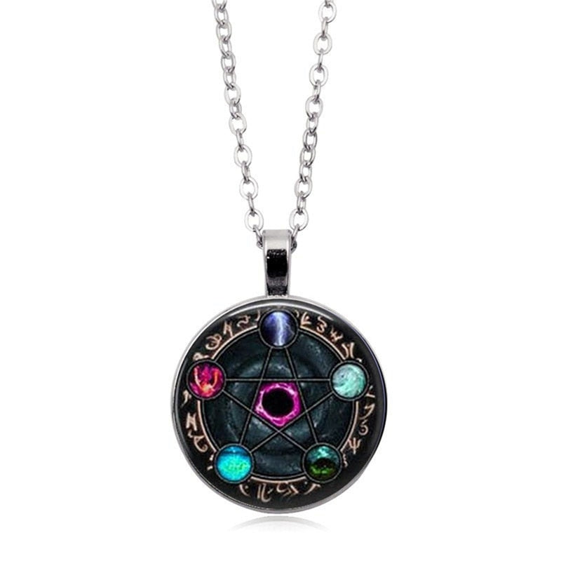 Alluring Gothic Pentagram Pendant- Unisex