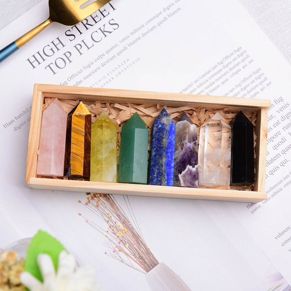 Natural Single Point Healing Crystals for Reiki, Sound Healing, Meditation