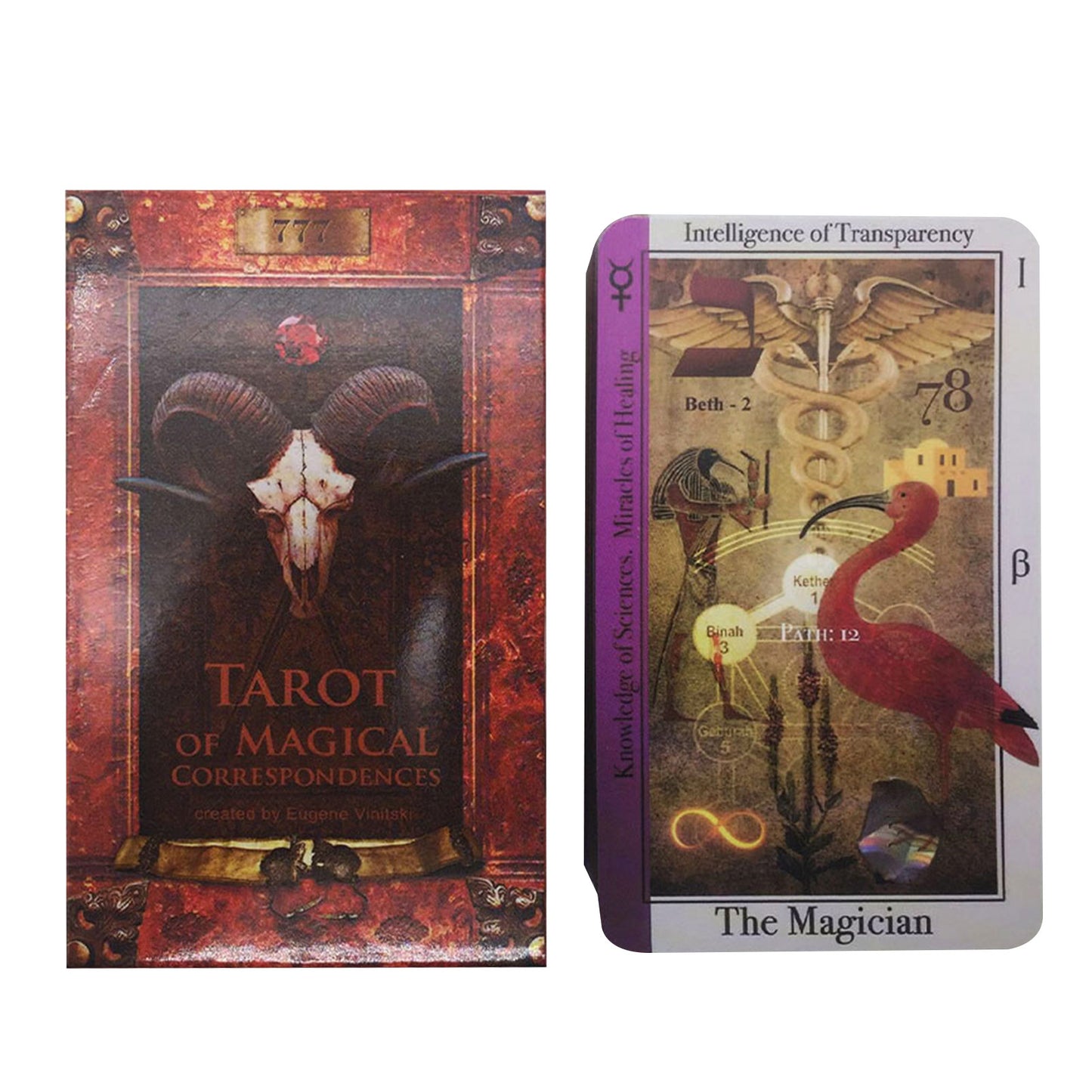 Unique Deck- Tarot Of Magical Correspondences- 78 pcs