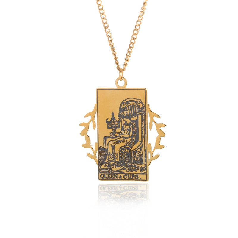 Choice of Various Arcana Tarot Cards, Medusa, The Female Form and Palmistry Pendant Necklaces