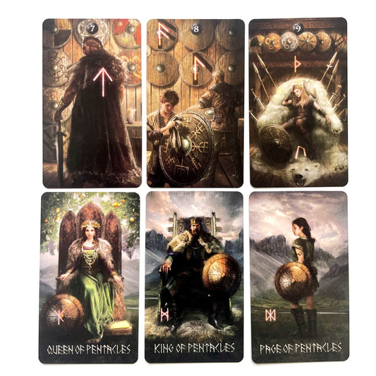 Aesthetic Nordic Rune Tarot Card Deck