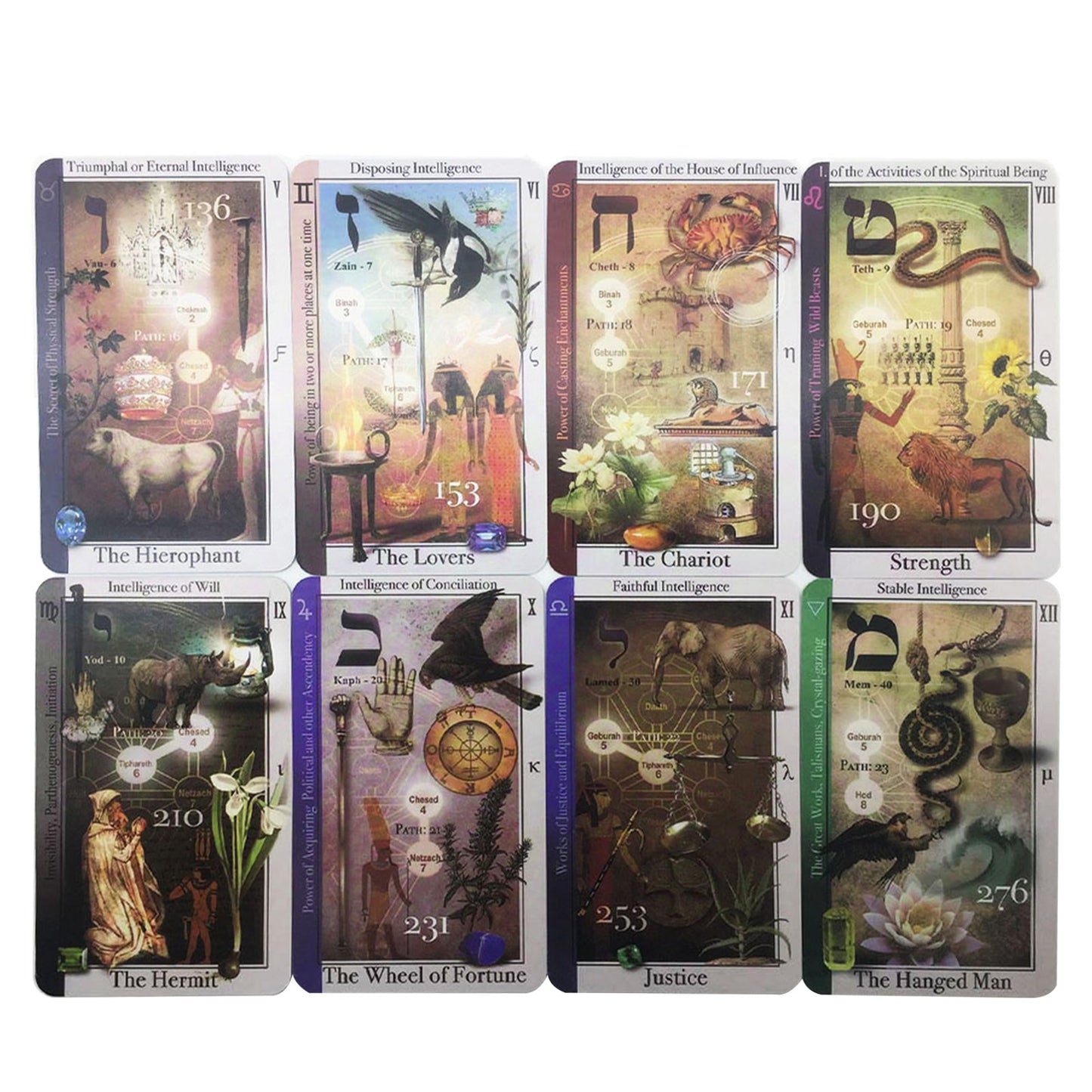 Unique Deck- Tarot Of Magical Correspondences- 78 pcs