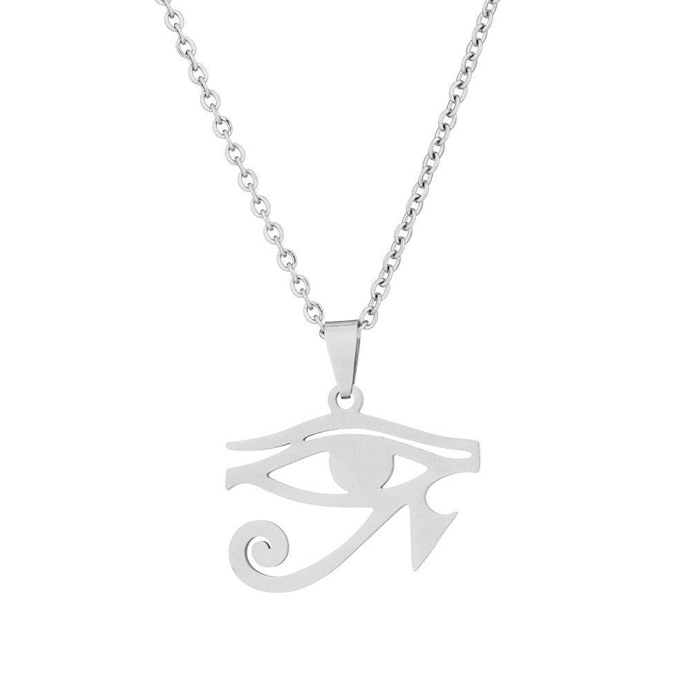 Gorgeous Ancient Egypt Eye of Ra/Horus Pendant Necklace