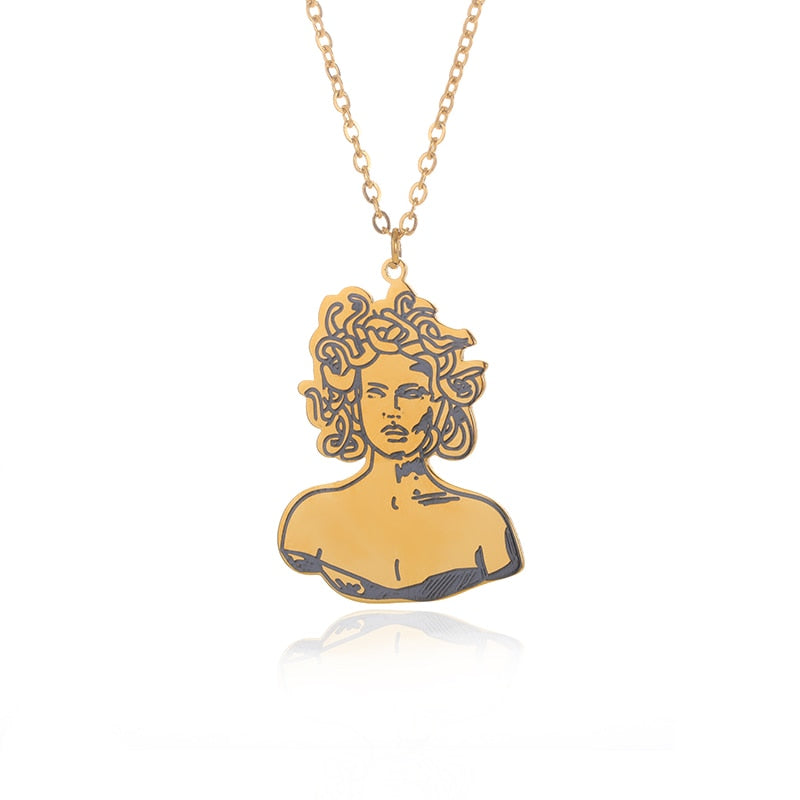 Choice of Various Arcana Tarot Cards, Medusa, The Female Form and Palmistry Pendant Necklaces