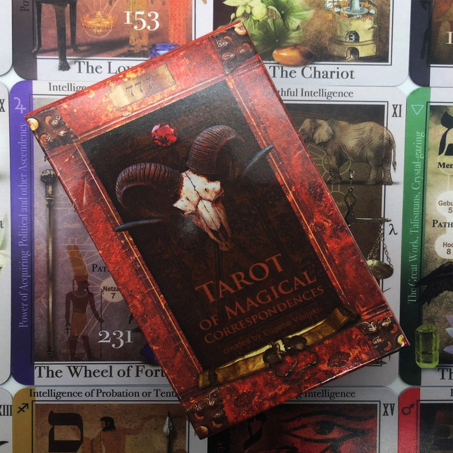 Unique Deck- Tarot Of Magical Correspondences- 78 pcs