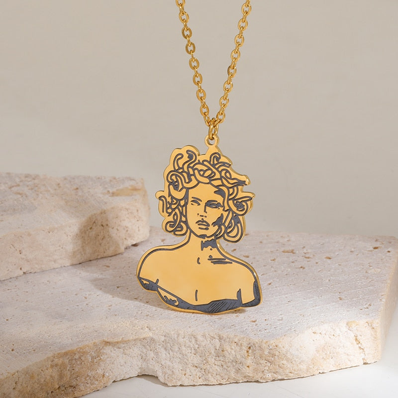 Choice of Various Arcana Tarot Cards, Medusa, The Female Form and Palmistry Pendant Necklaces