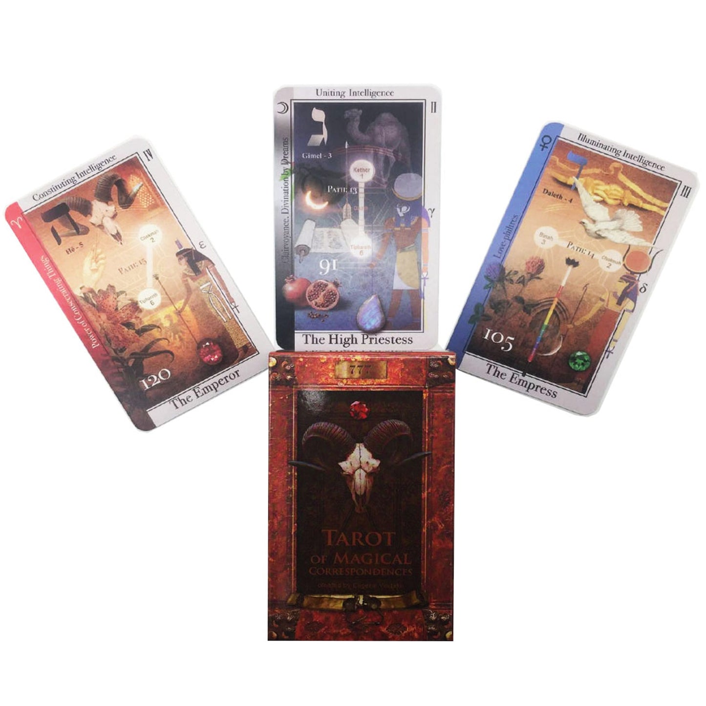 Unique Deck- Tarot Of Magical Correspondences- 78 pcs