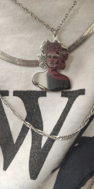 Choice of Various Arcana Tarot Cards, Medusa, The Female Form and Palmistry Pendant Necklaces